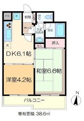 パレッヂ新小岩の物件間取画像